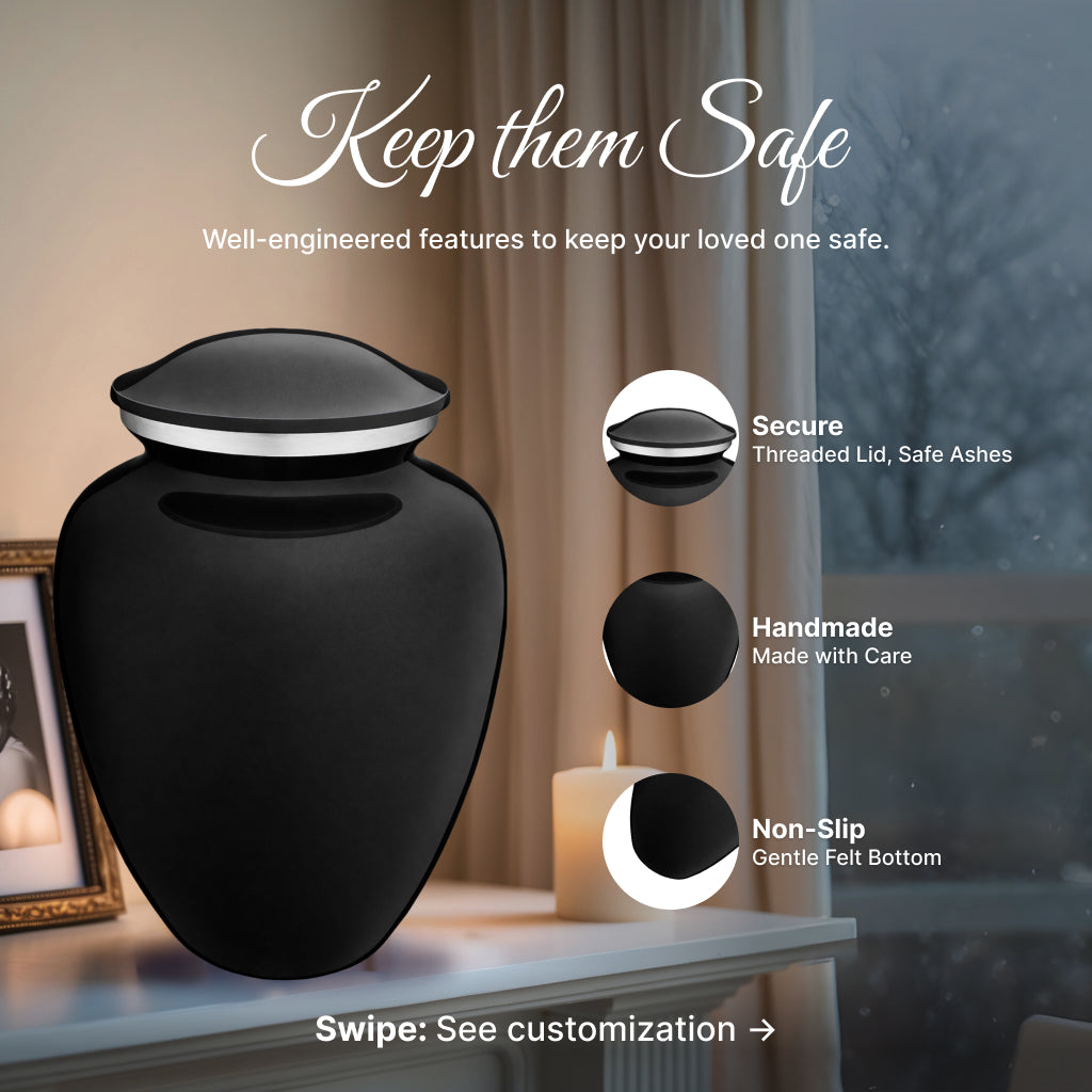 Serenity Curve Plain Urn