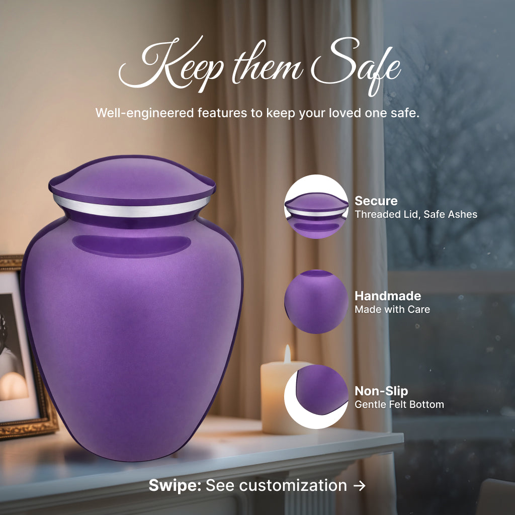 Serenity Curve Plain Urn