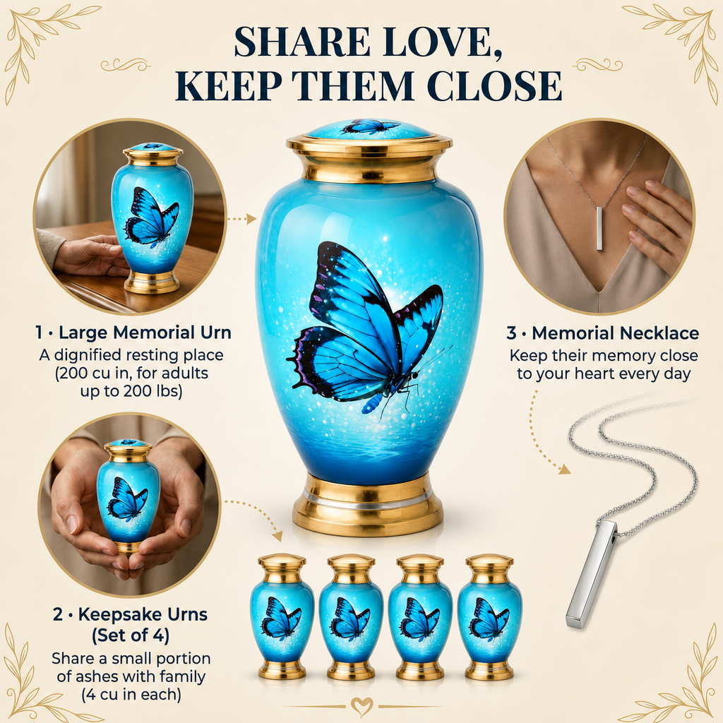 Butterfly Cremation Urn
