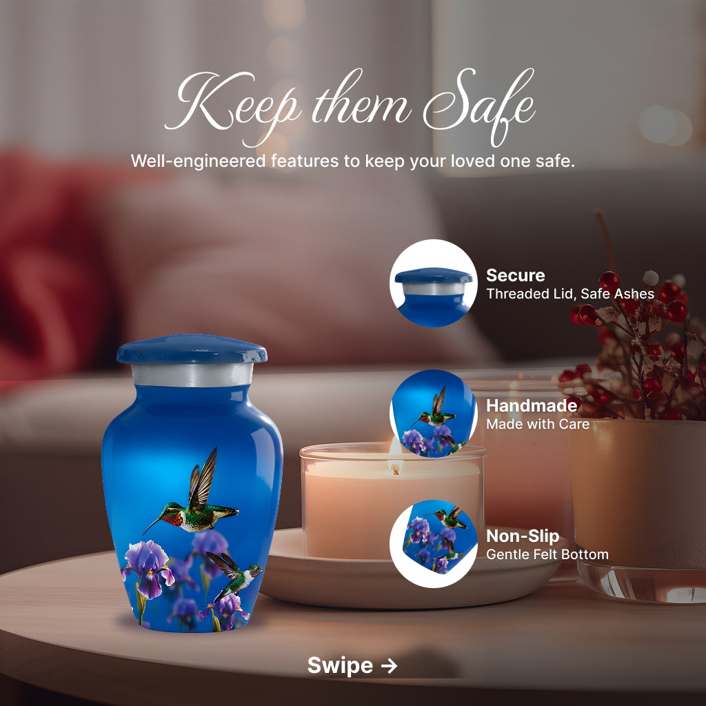 Hummingbird Image Cremation Urn