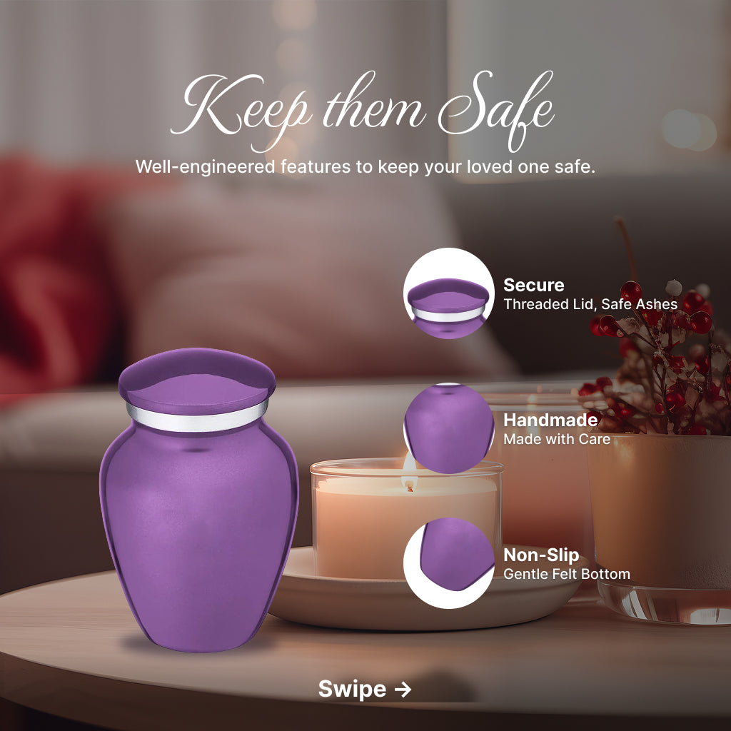 Serenity Curve Plain Urn