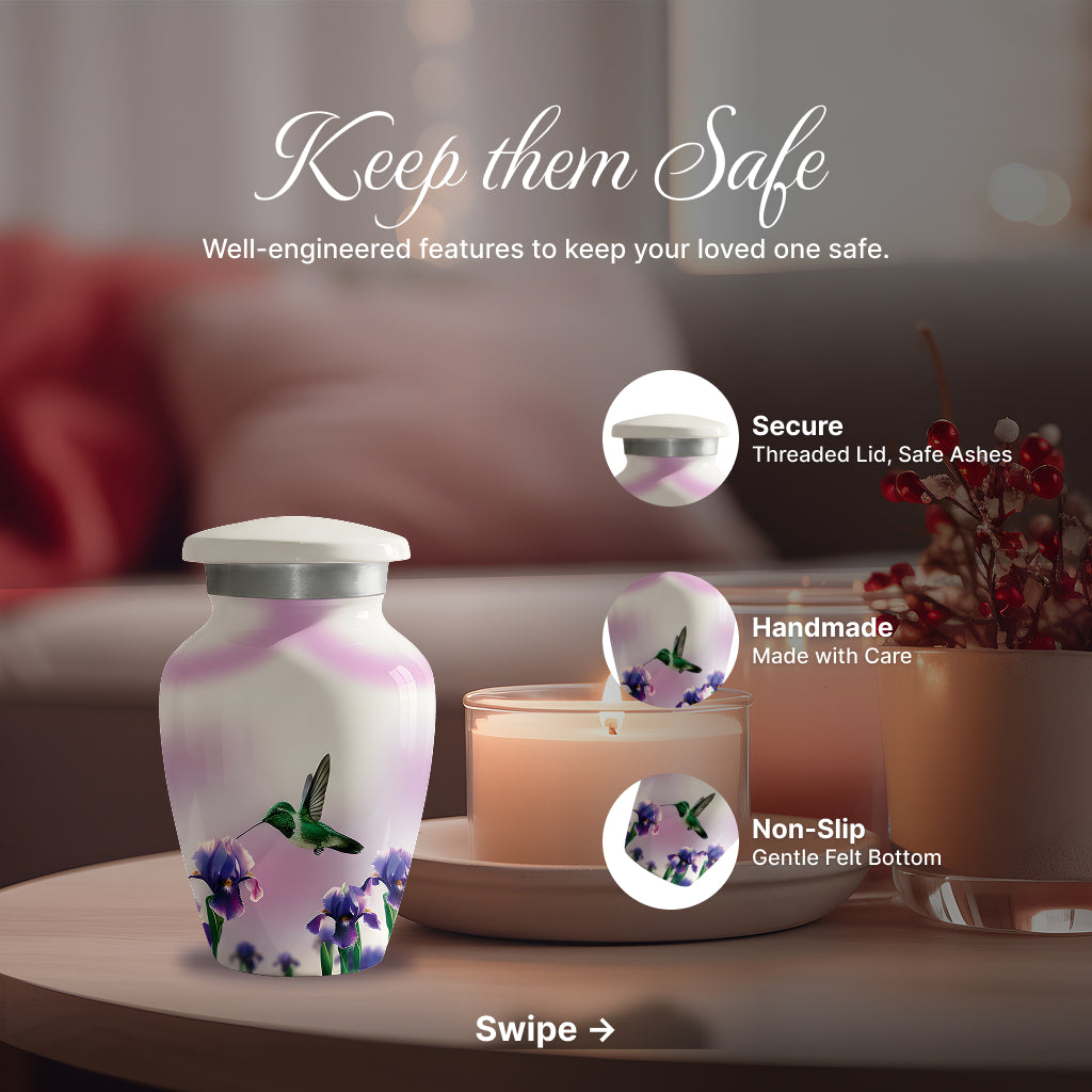 Hummingbird Image Cremation Urn