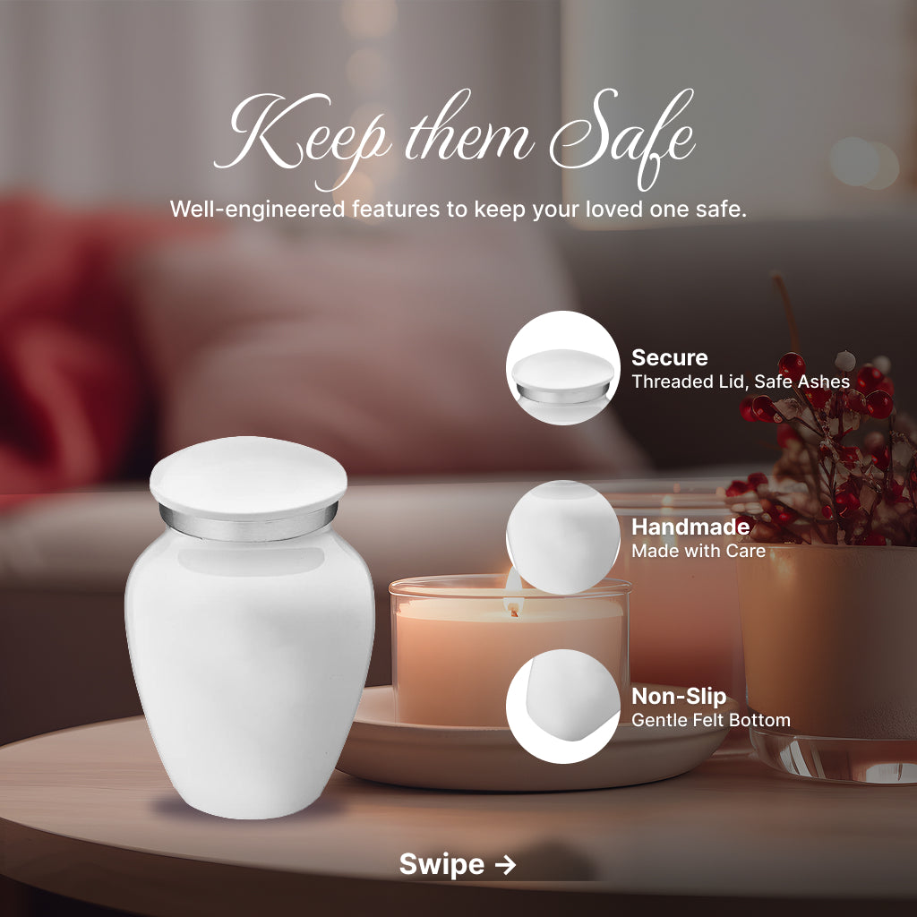 Serenity Curve Plain Urn