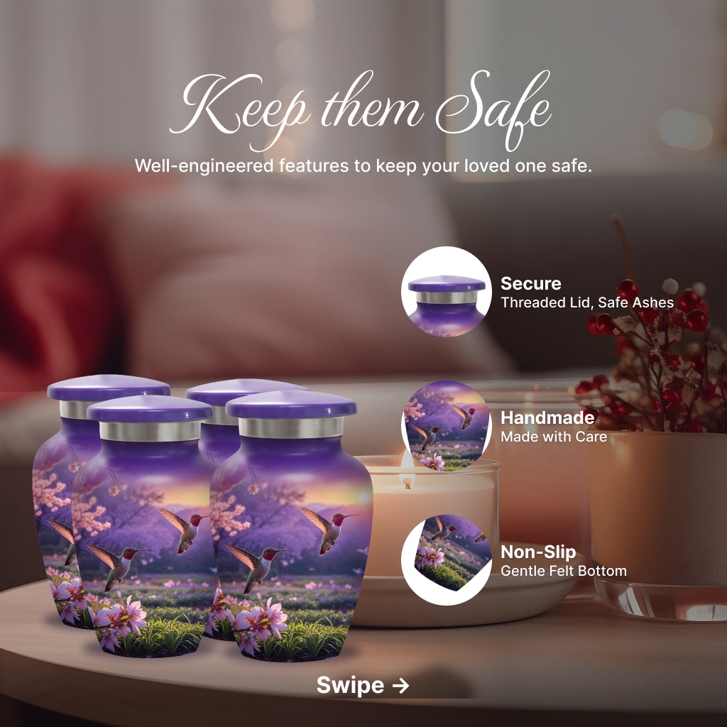 Hummingbird Image Cremation Urn