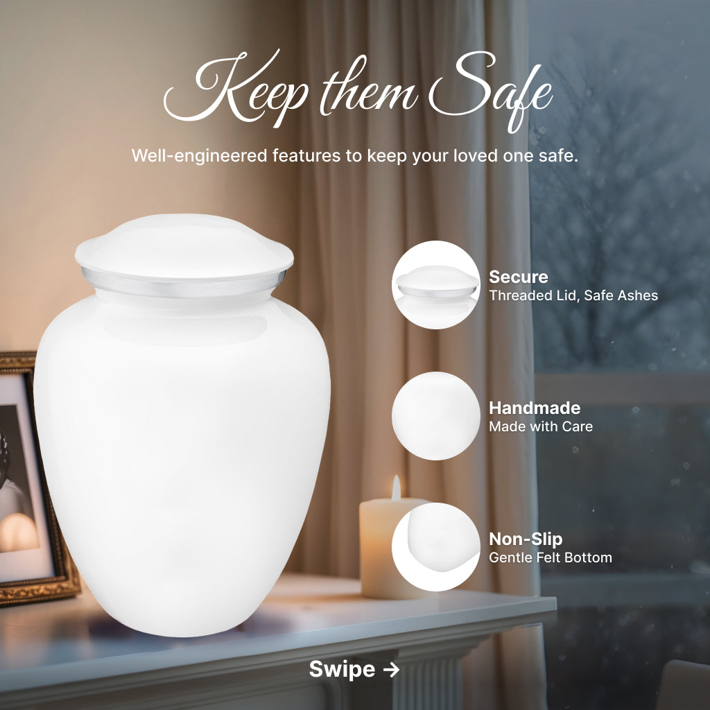 Serenity Curve Plain Urn
