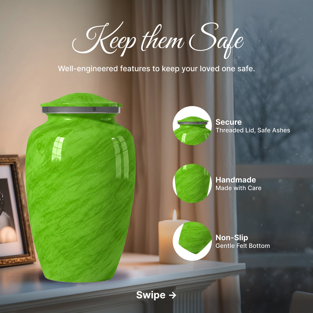 Motif Pastel Cremation Urn