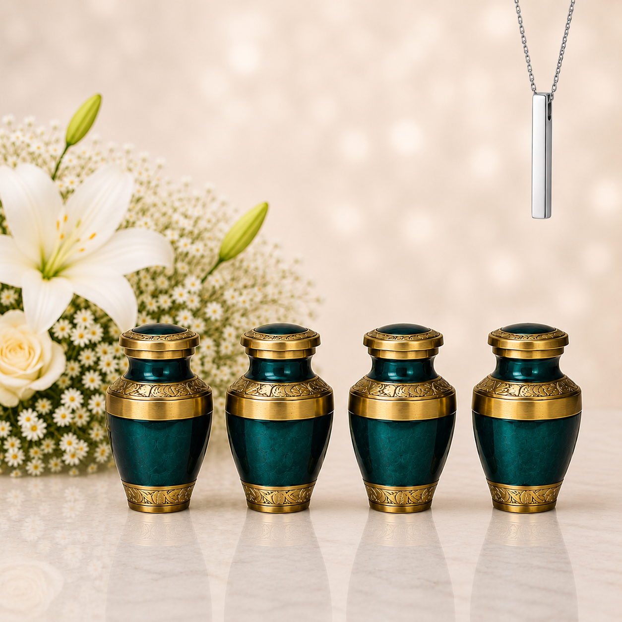 Emerald Legacy Cremation Urn