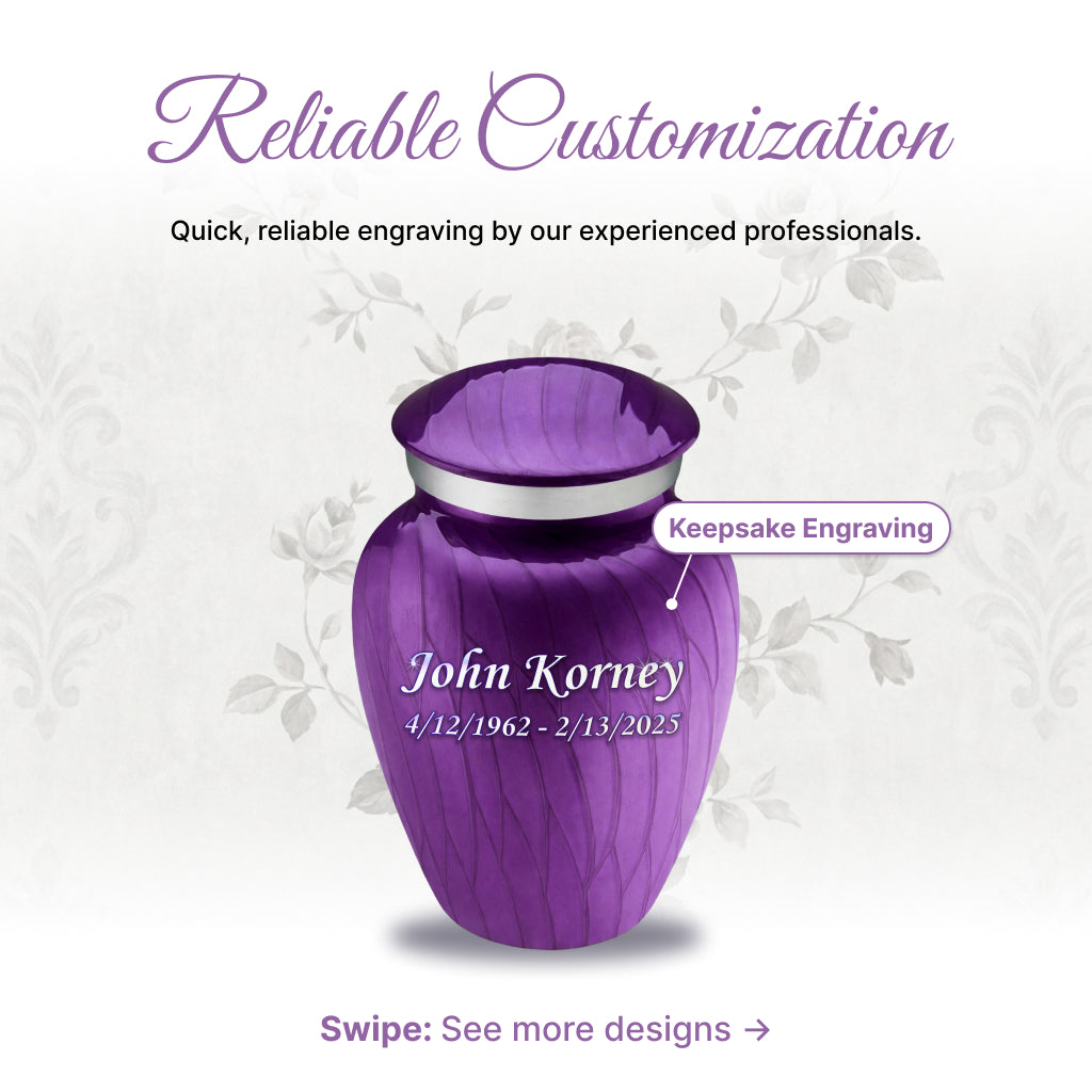 Serenity Curve Pearl Urn