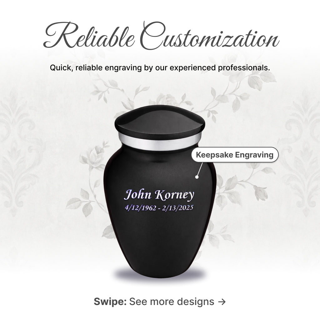 Serenity Curve Plain Urn