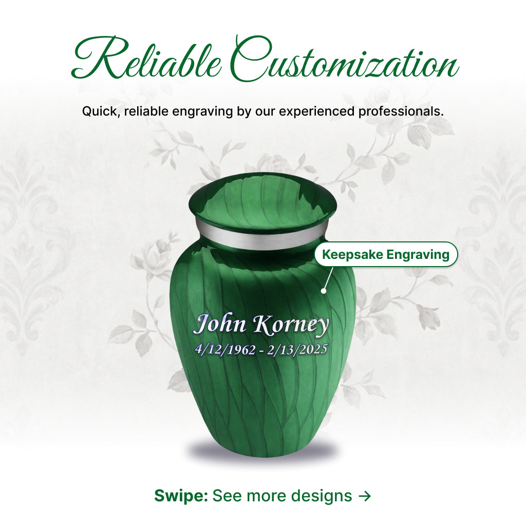 Serenity Curve Pearl Urn