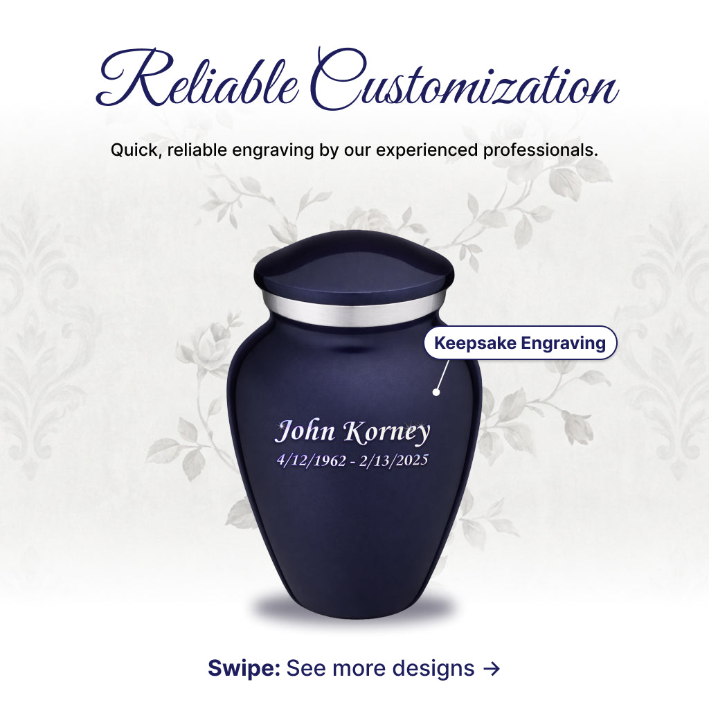 Serenity Curve Plain Urn