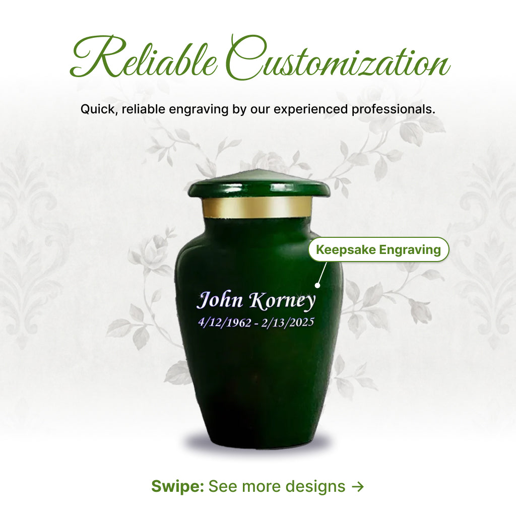 Ornate Tree of Life Motif Urn