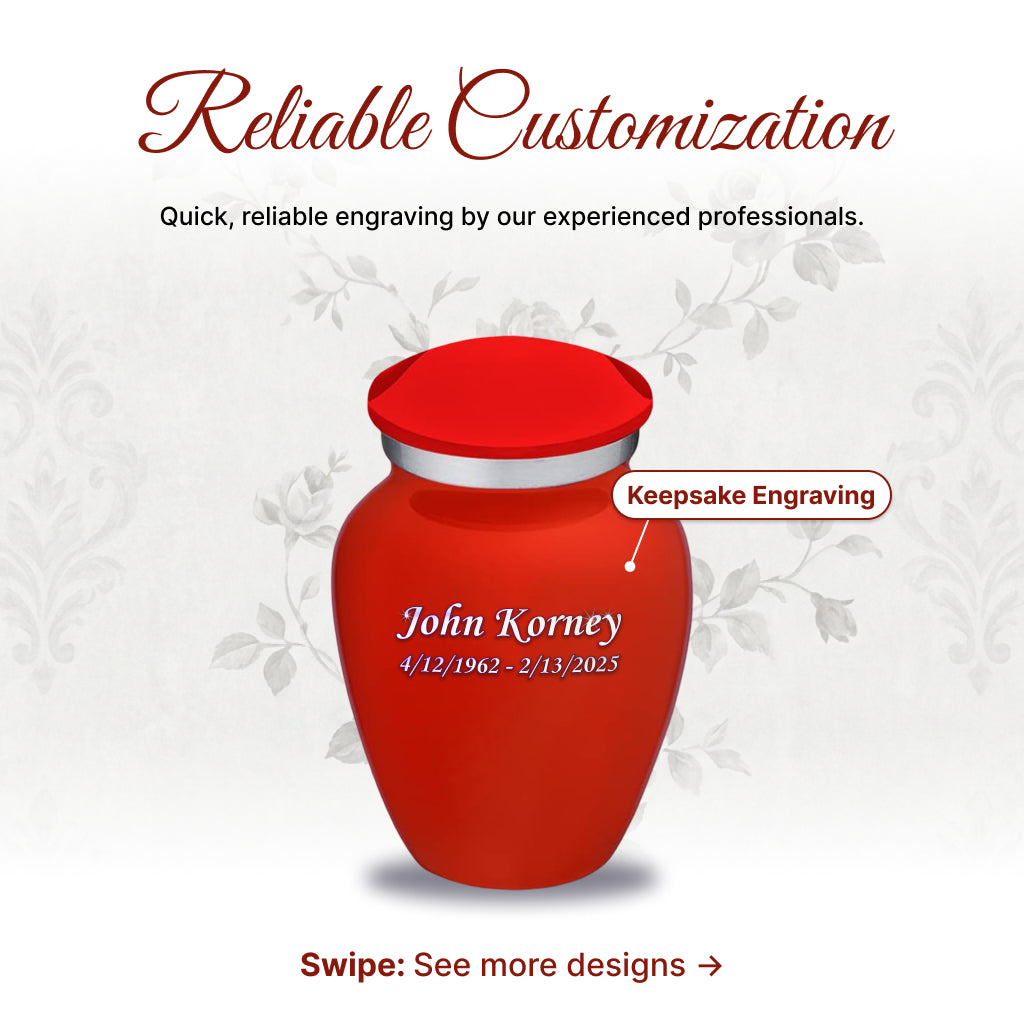 Serenity Curve Plain Urn