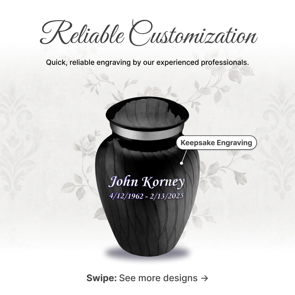 Serenity Curve Pearl Urn