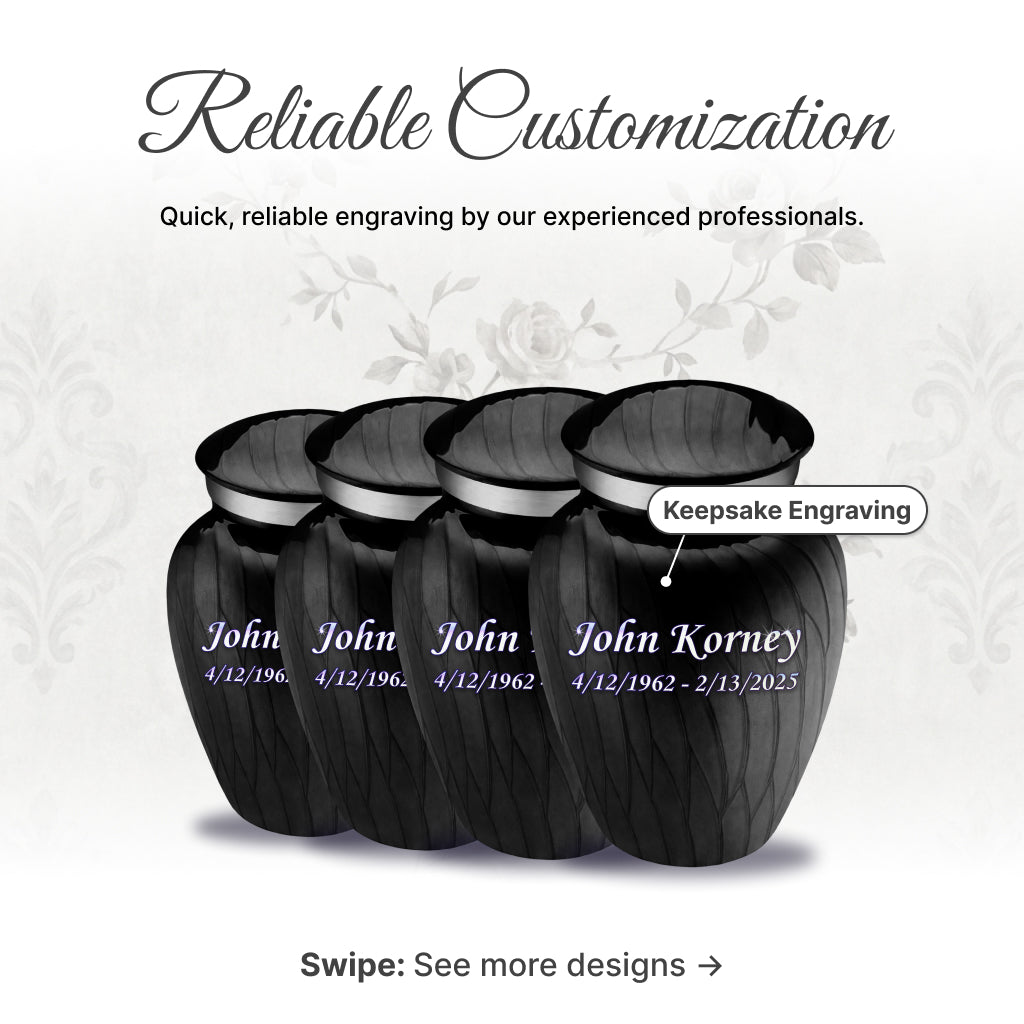 Serenity Curve Pearl Urn