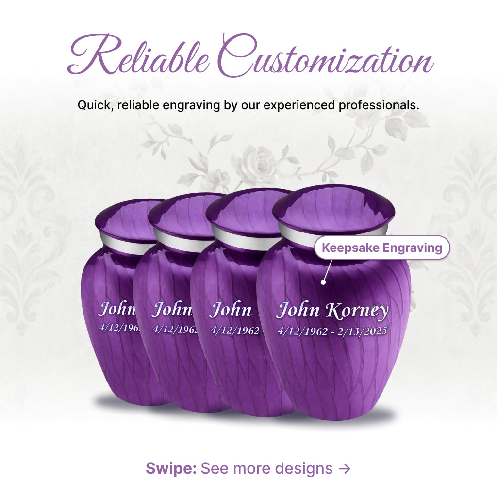 Serenity Curve Pearl Urn