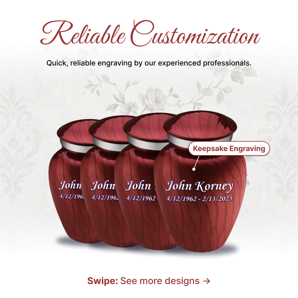 Serenity Curve Pearl Urn