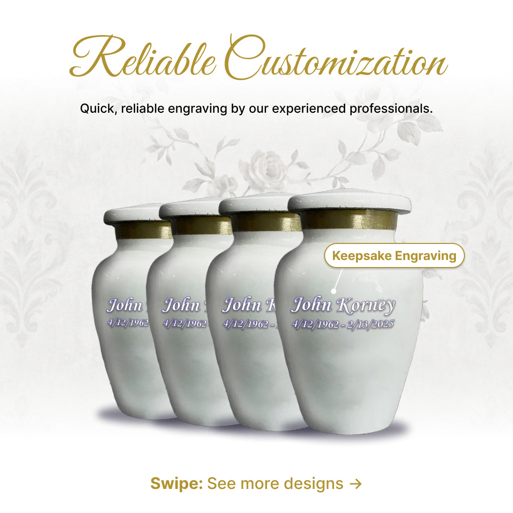 Ornate Tree of Life Motif Urn