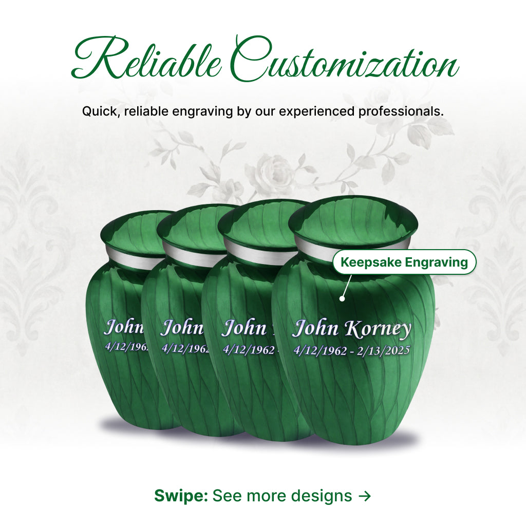 Serenity Curve Pearl Urn