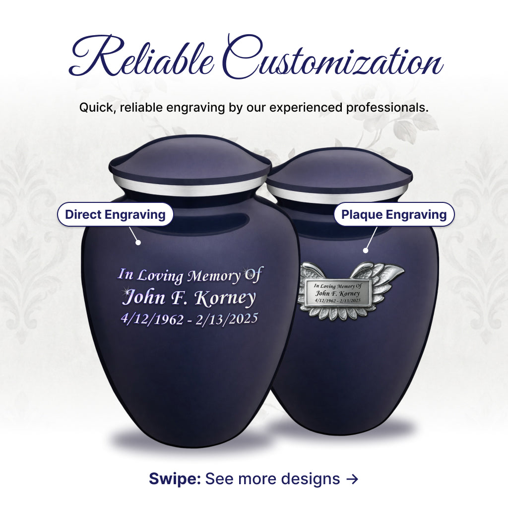 Serenity Curve Plain Urn