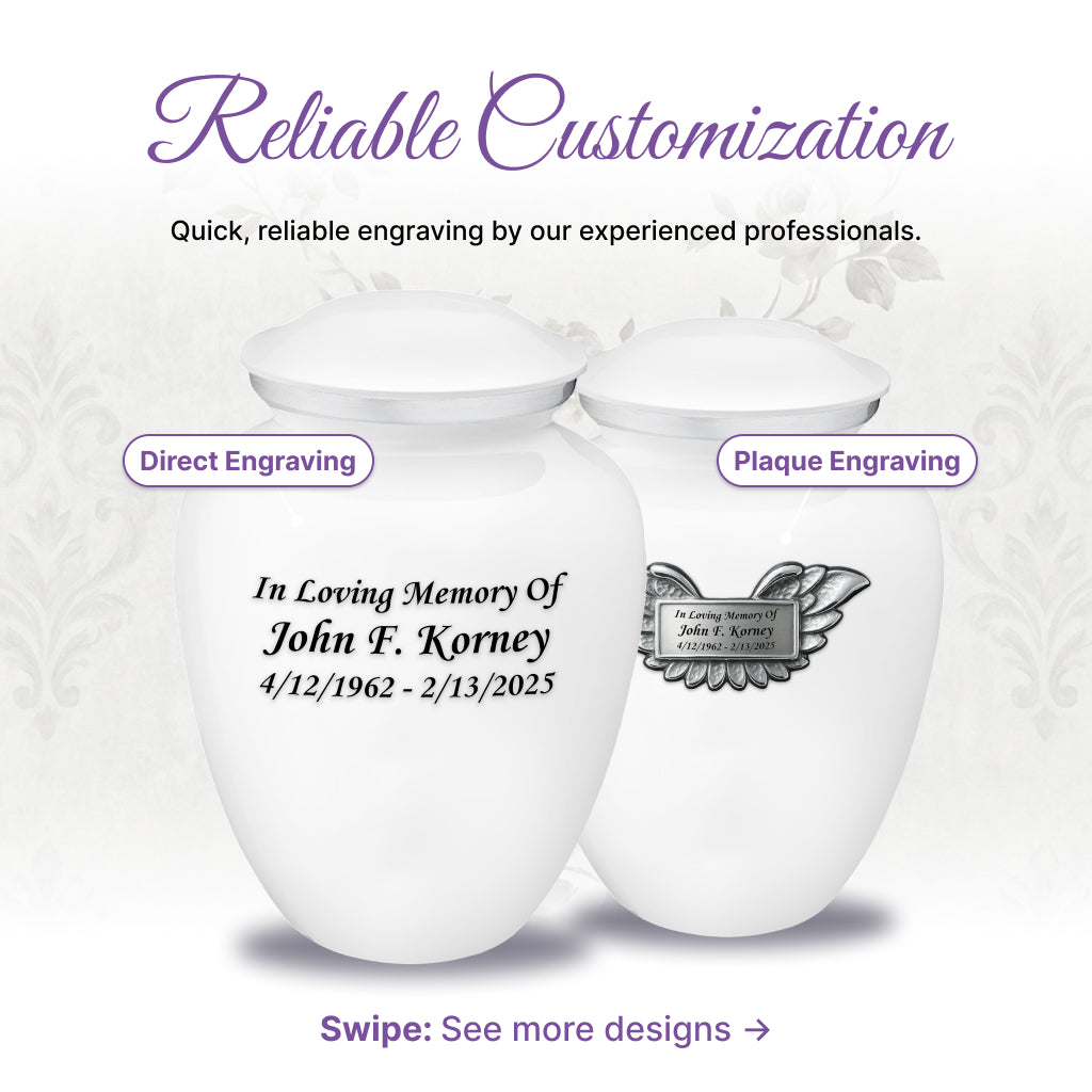 Serenity Curve Plain Urn