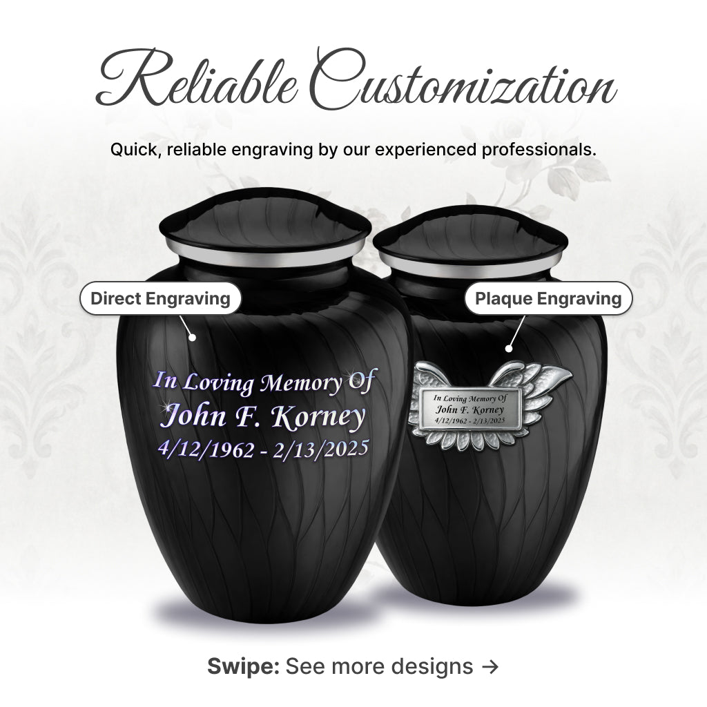 Serenity Curve Pearl Urn