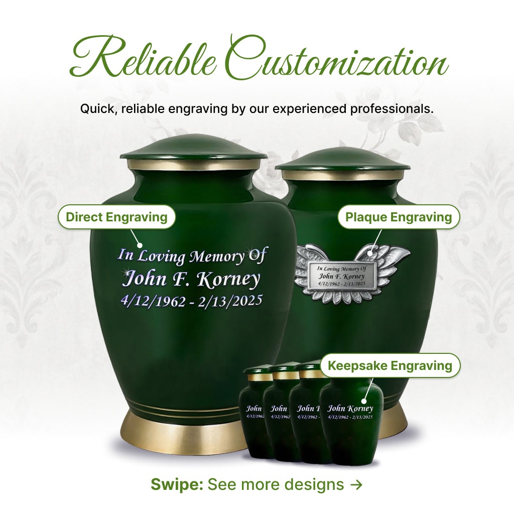 Ornate Tree of Life Motif Urn