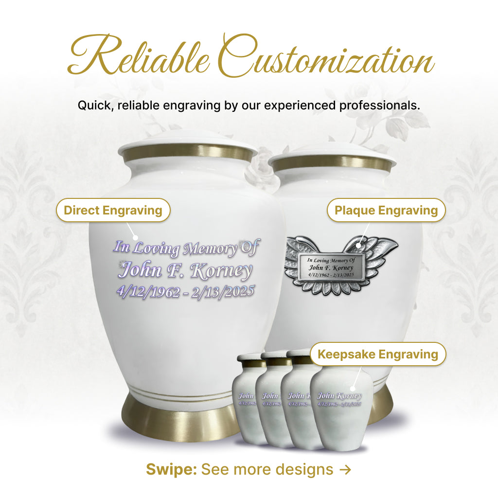 Ornate Tree of Life Motif Urn