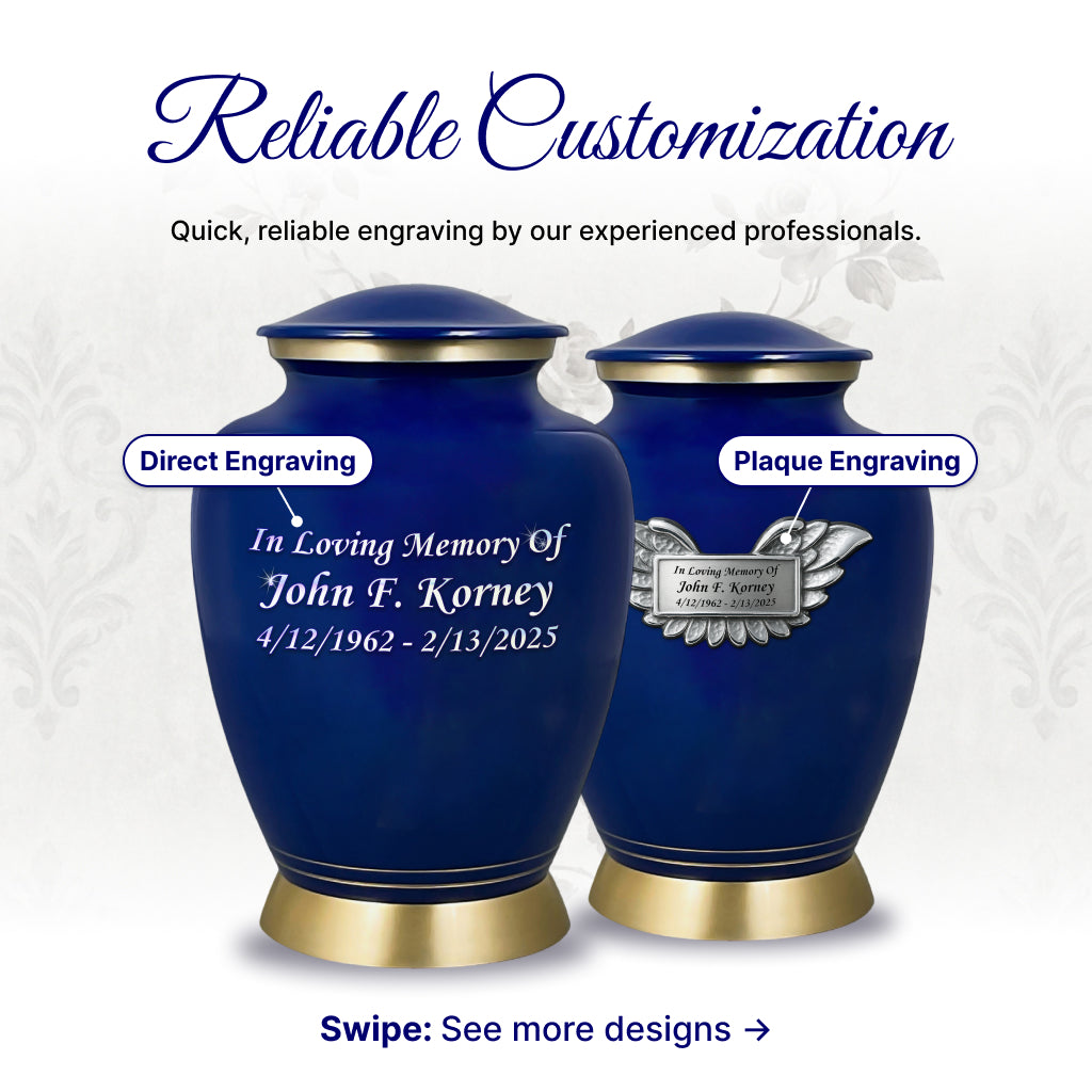 Ornate Tree of Life Motif Urn