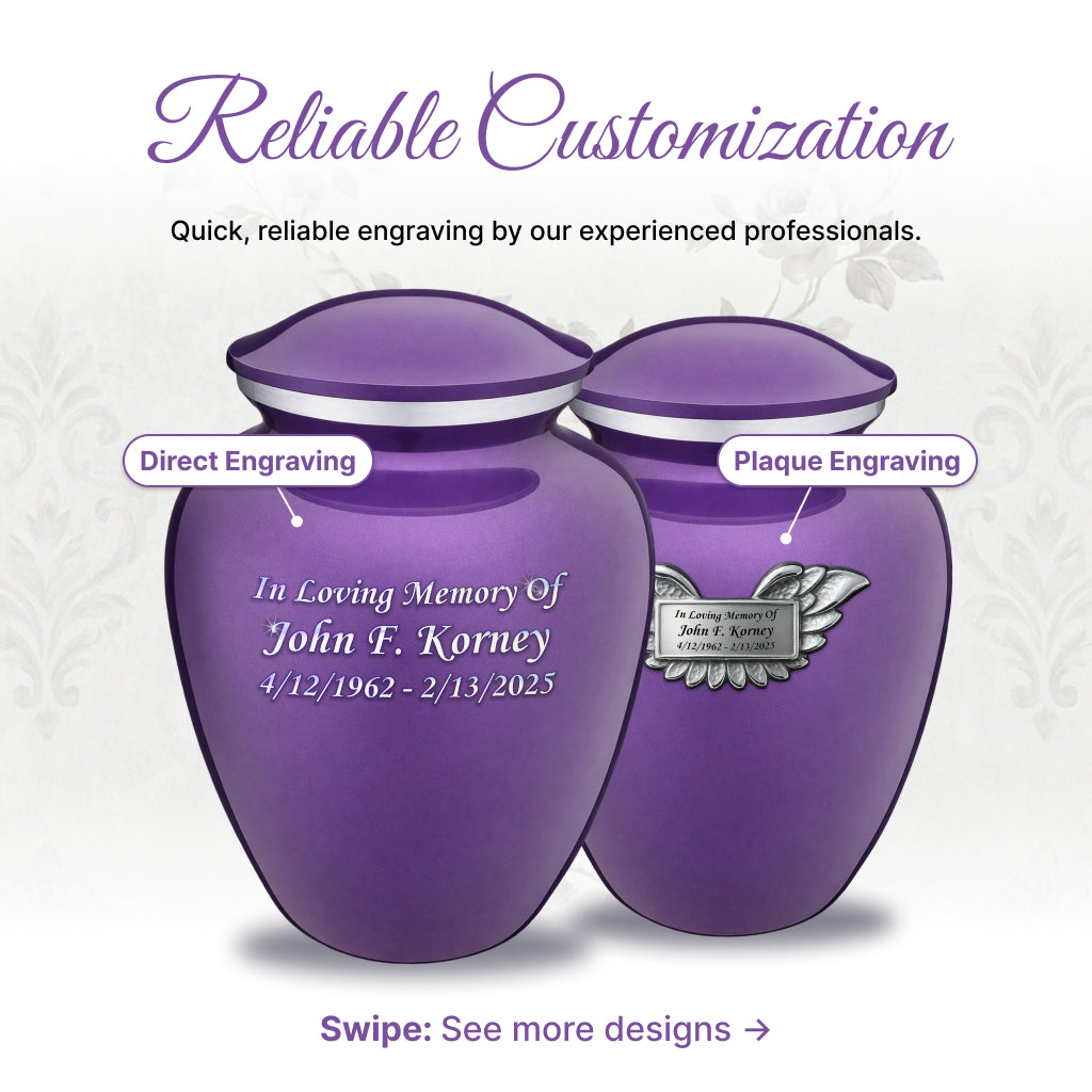 Serenity Curve Plain Urn