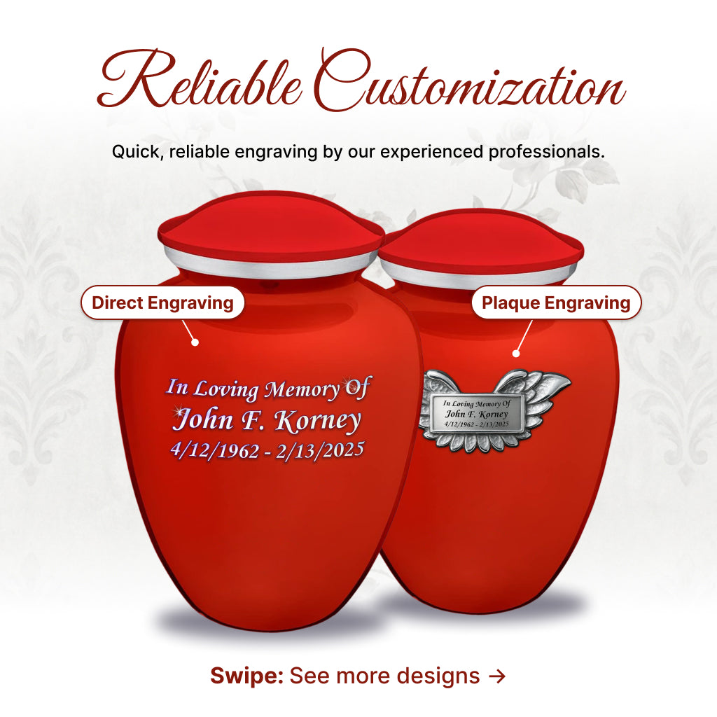 Serenity Curve Plain Urn