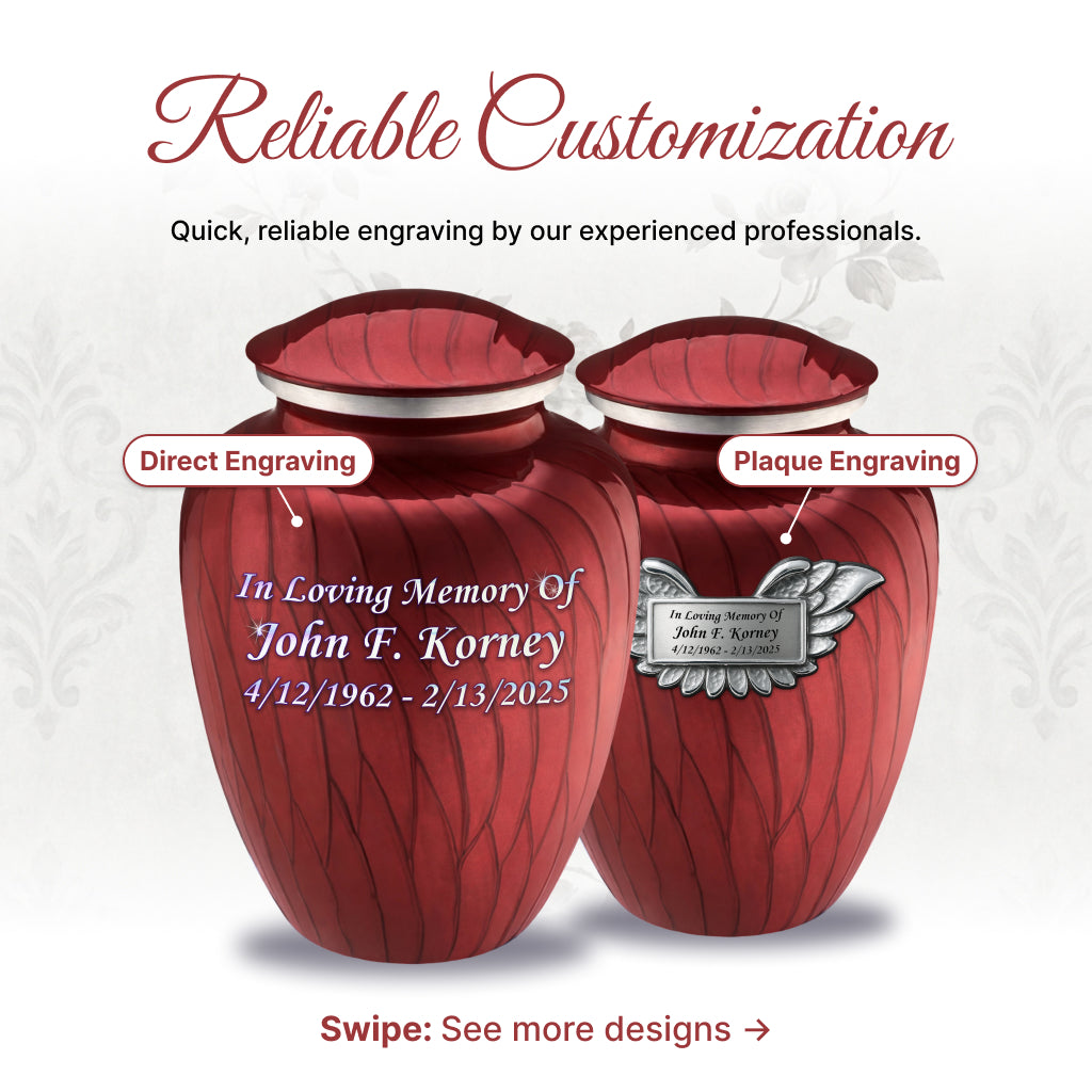 Serenity Curve Pearl Urn