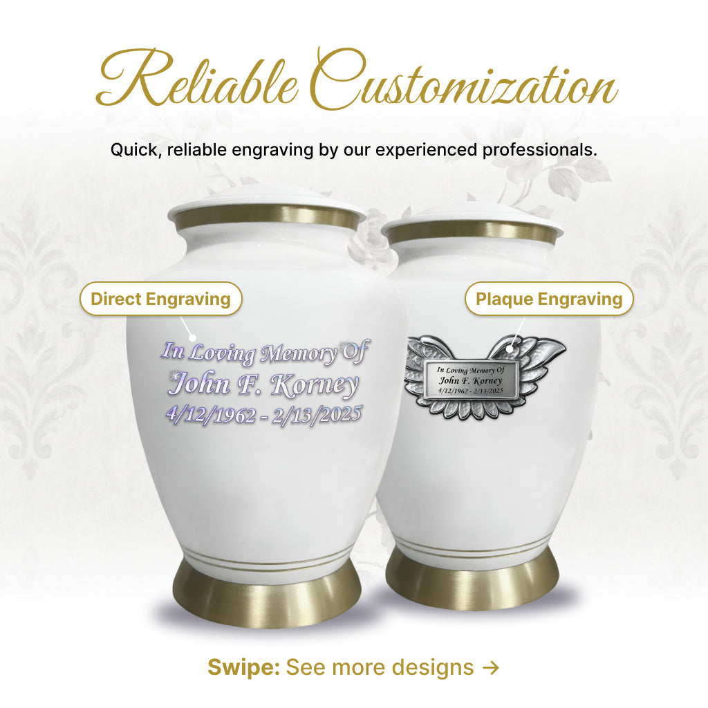 Ornate Tree of Life Motif Urn