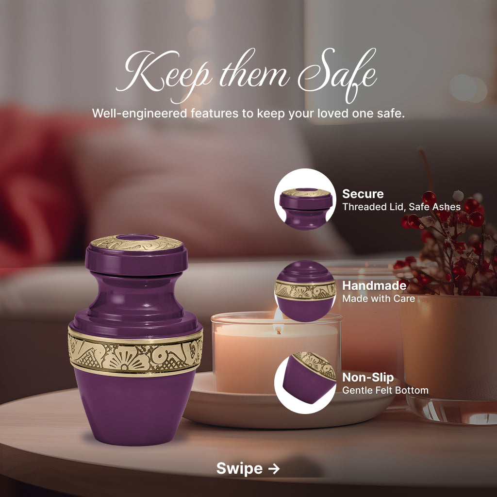 Radiant Grecian Cremation Urn