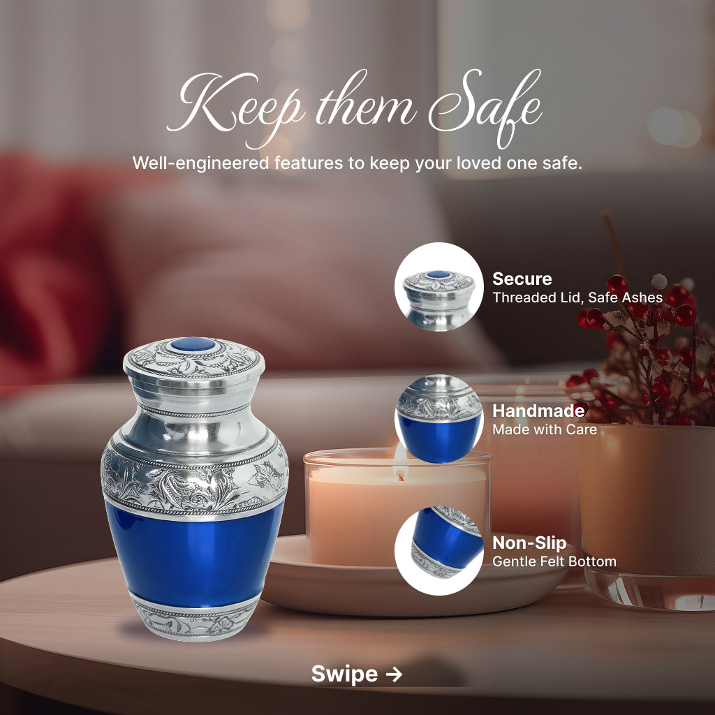 Sapphire Premium Cremation Urn