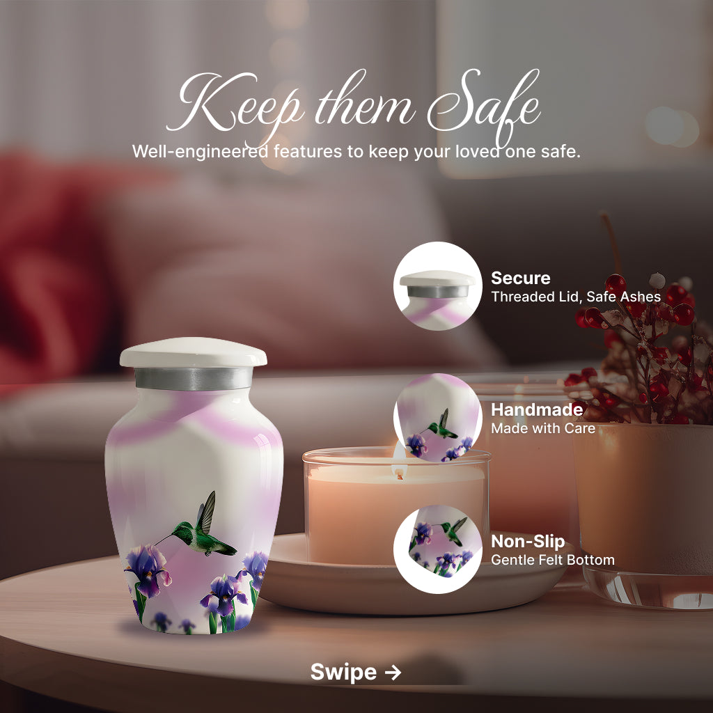 Hummingbird Image Cremation Urn