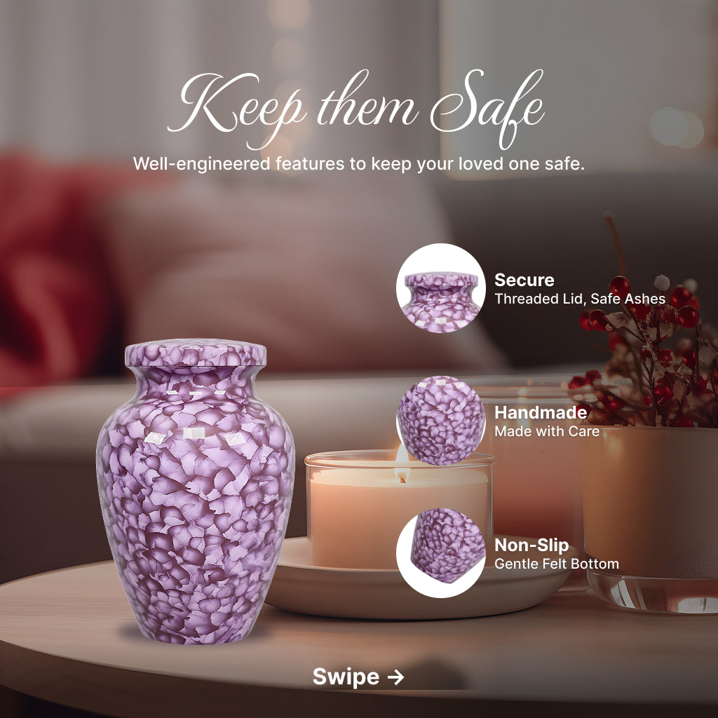 Motif Cloud Cremation Urn