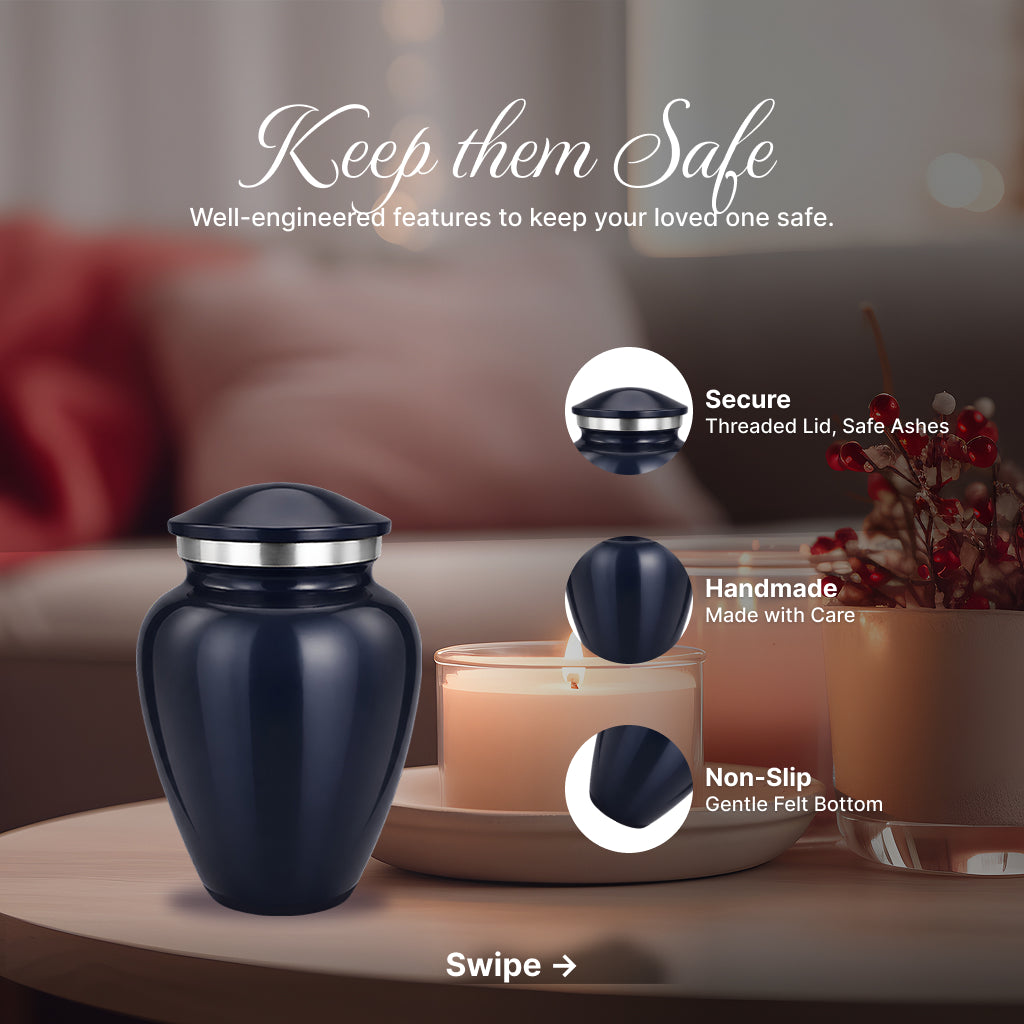 Serenity Curve Plain Urn