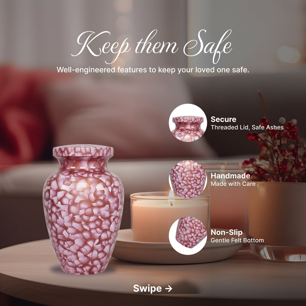 Motif Cloud Cremation Urn