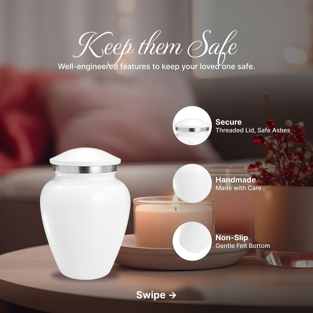Serenity Curve Plain Urn