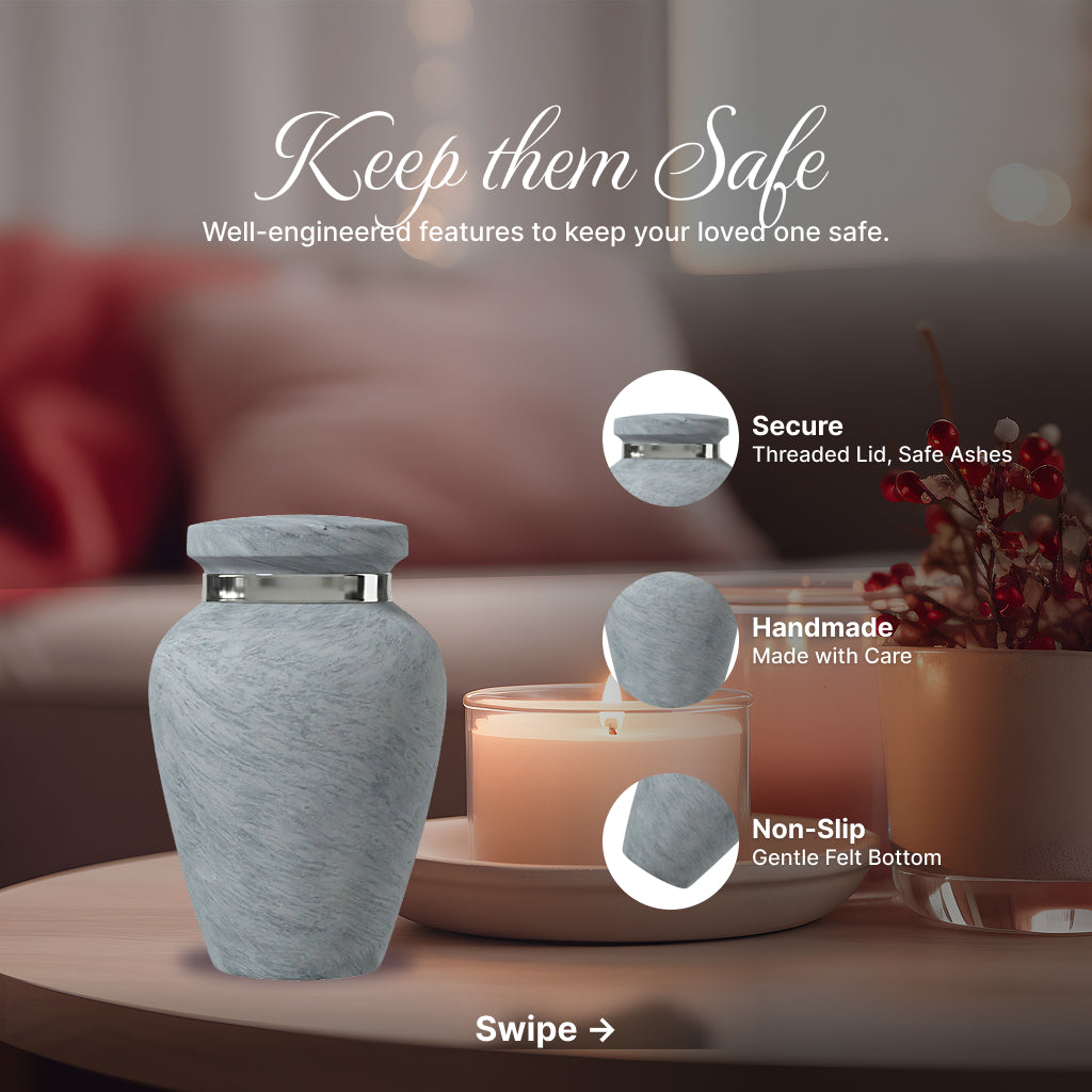 Motif Shadow Cremation Urn