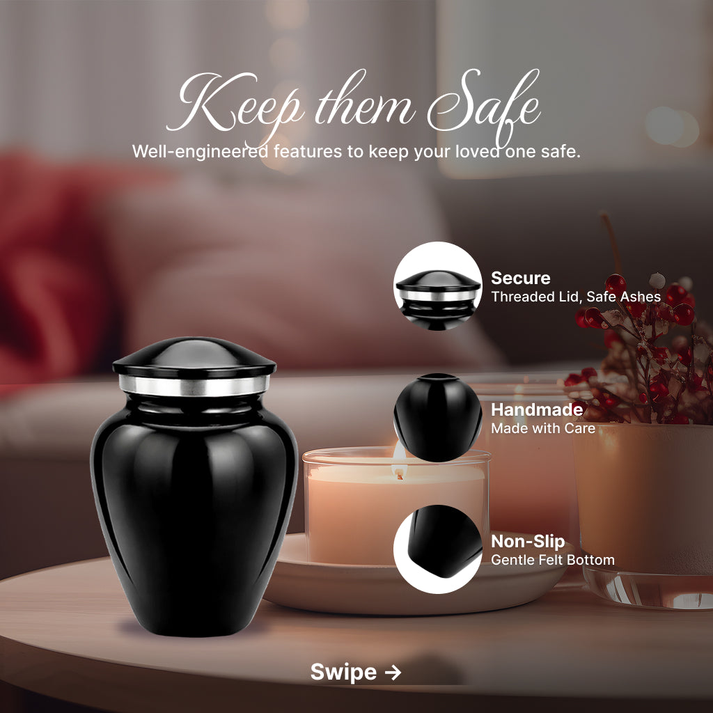 Serenity Curve Plain Urn