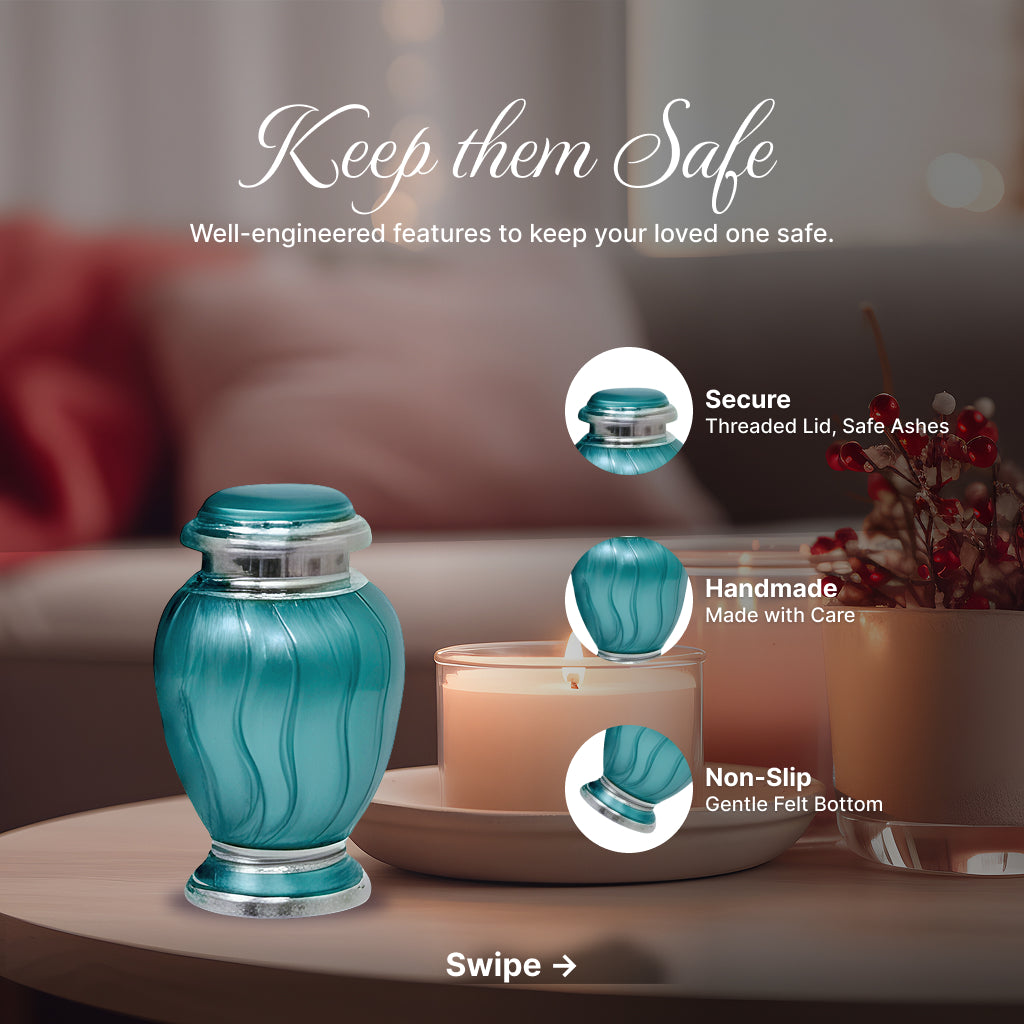 Vibrant Hotep Cremation Urn