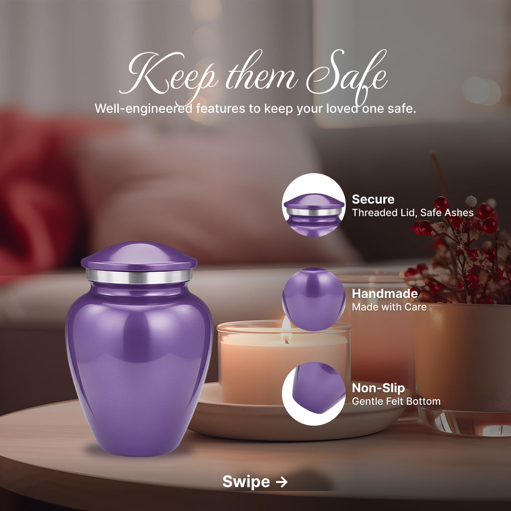 Serenity Curve Plain Urn