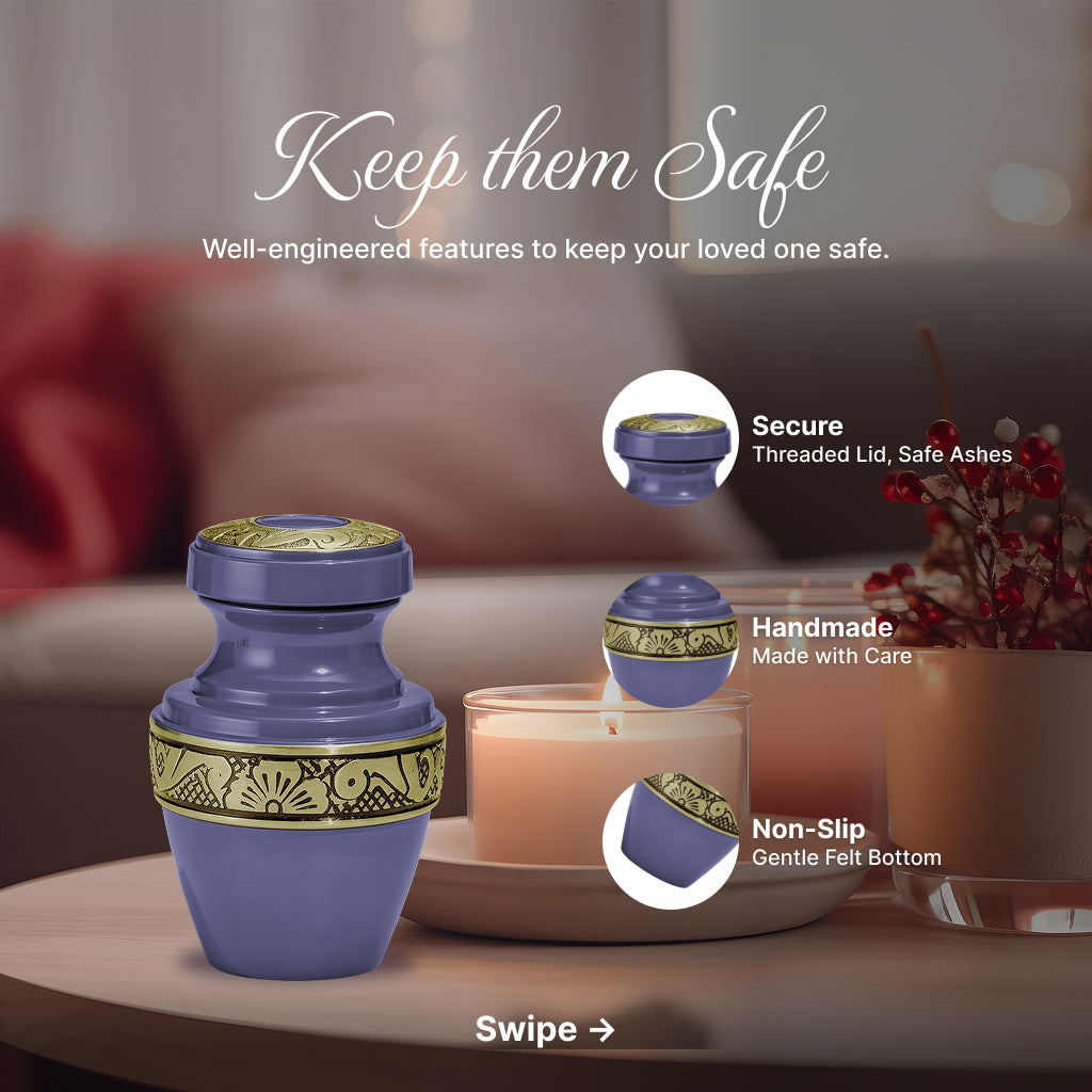 Radiant Grecian Cremation Urn