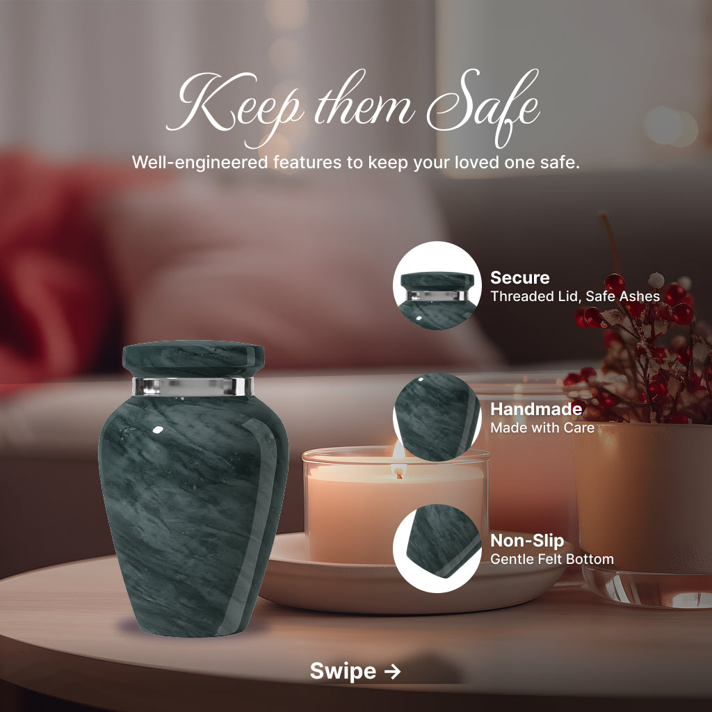 Motif Shadow Cremation Urn