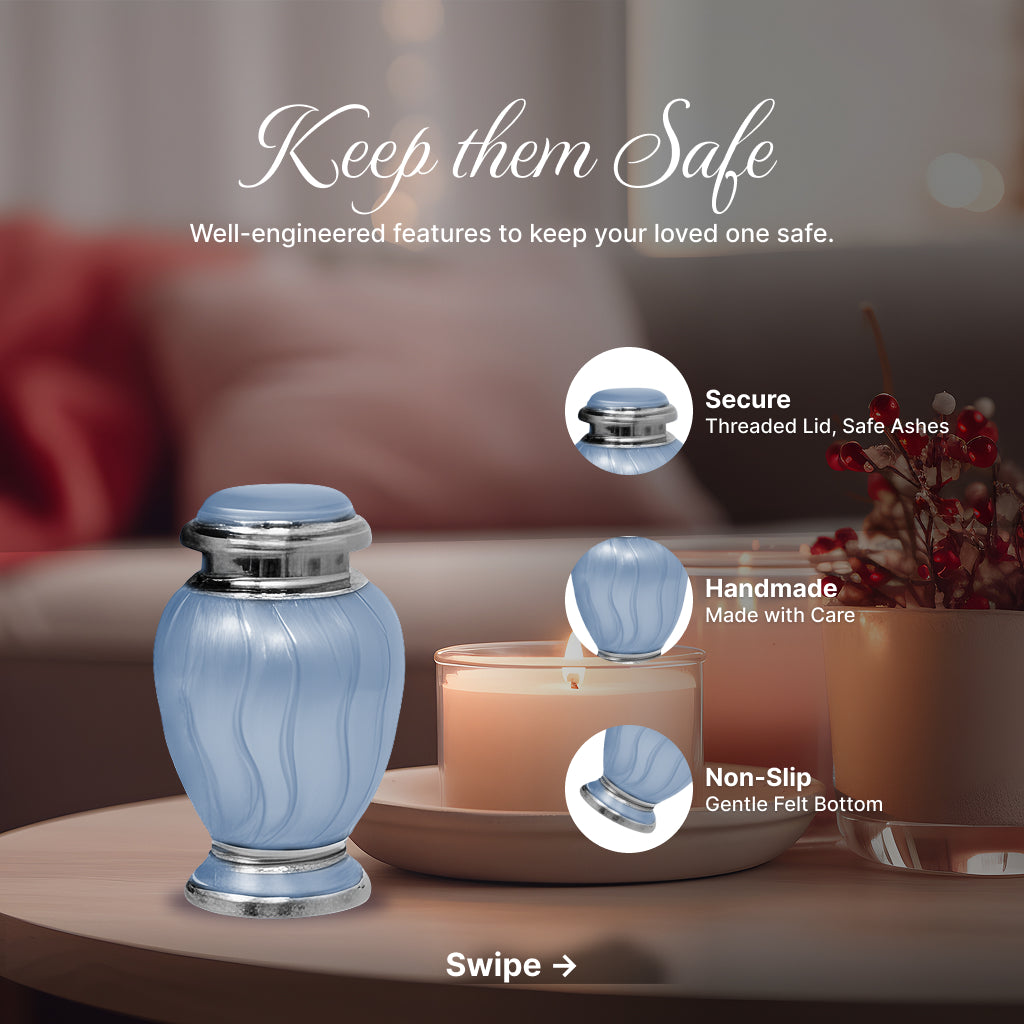 Vibrant Hotep Cremation Urn