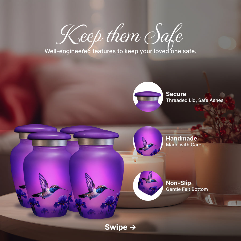 Hummingbird Image Cremation Urn