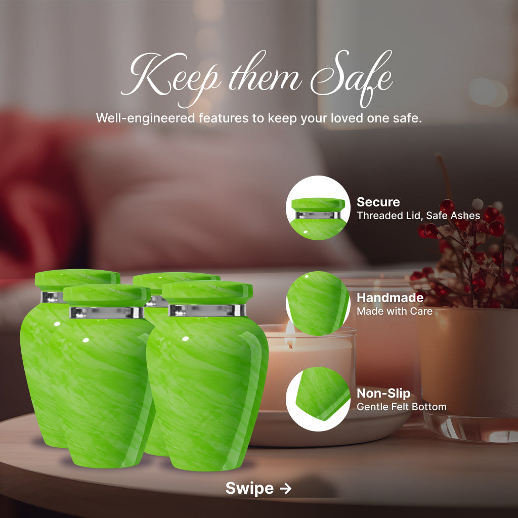 Motif Pastel Cremation Urn