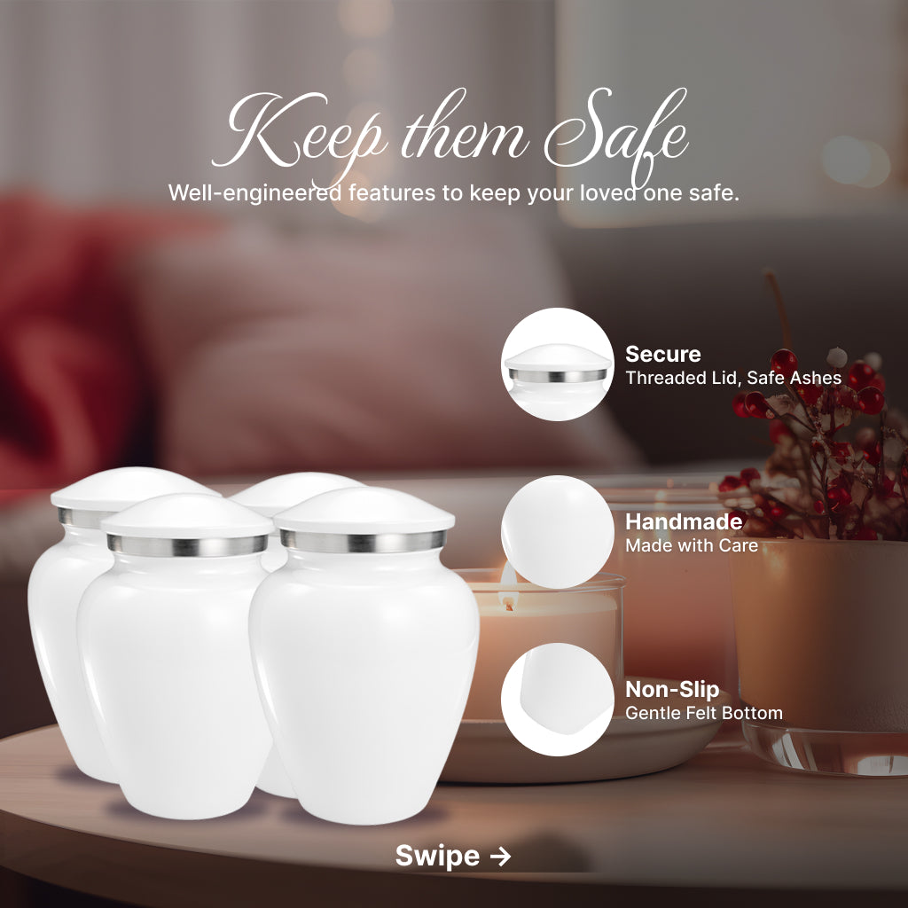 Serenity Curve Plain Urn